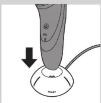 PHILIPS PowerTouch PT739 - Laadimisalusel laadimine (ainult mudelitel PT866/PT739) - 1