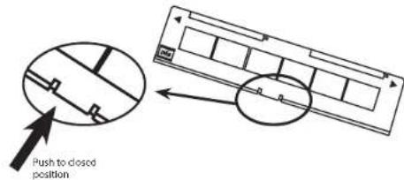 Push to closed position