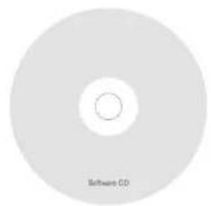 Circular optical disc with a central hole and 'Software CD' label (no other text or symbols)