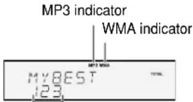 MP3 indicator WMA indicator MYBEST 123