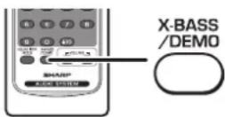 SHARP XL-DK227NH - To cancel the demonstration mode: - 1