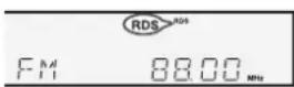 SHARP XL-DK227NH - Press and hold down the RDS ASPM button on the remote control for at least 3 seconds. - 2