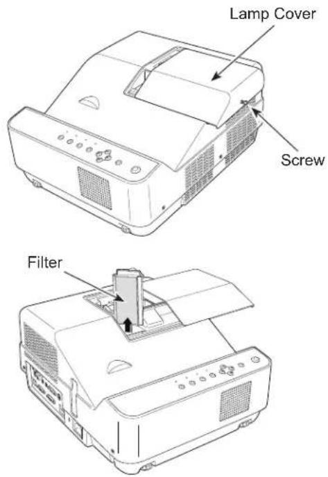 Lamp Cover Screw Filter