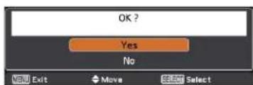 OK ? Yes No NEW Exit Move Select Select