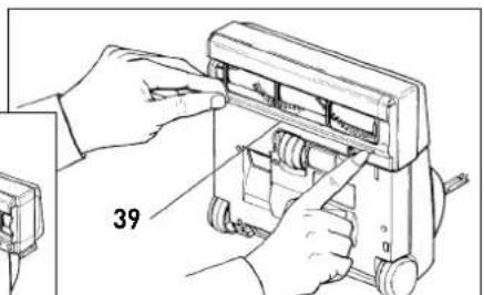 Sebo Automatic X4 - Changing the Sealing Strip - Figure 14 (X4), Figure 14a (X5) - 7