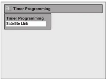 Timer Programming Timer Programming Satellite Link