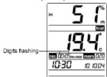 TFA 30.3015 - MANUAL TIME SETTING: - 4