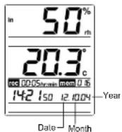 TFA 30.3015 - MANUAL TIME SETTING: - 2
