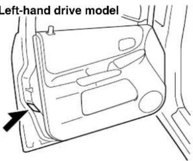 left-hand drive model