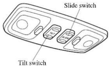 Slide switch Tilt switch