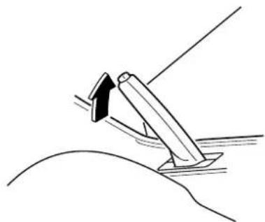 MAZDA Premacy (2002) - Setting the parking brake - 1