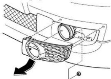 MAZDA Premacy (2002) - ▼ Replacing a Bulb (Front) - 2