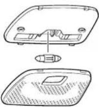 MAZDA Premacy (2002) - ▼ Replacing a Bulb (Interior) - 2