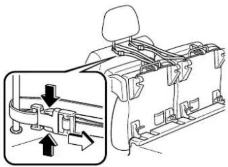 MAZDA Premacy (2002) - To return a rear seat to its original position - 1