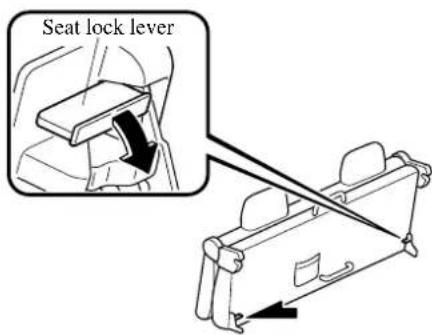 Seat lock lever