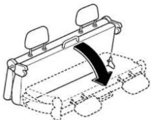 MAZDA Premacy (2002) - To return third-row seat to its original position - 2