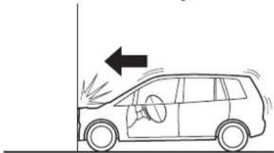 MAZDA Premacy (2002) - Front air bag activation - 1