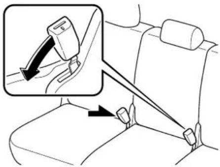 MAZDA Premacy (2002) - To fold the centre-rear seatback - 1
