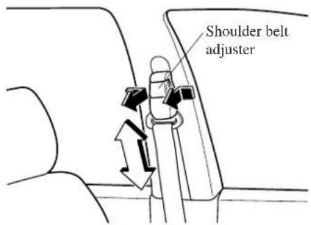 Shoulder belt adjuster