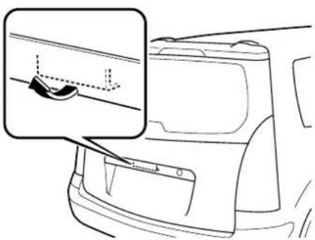 MAZDA Premacy (2002) - ▼ Opening and Closing the Liftgate - 1