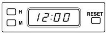 H 12:00 M RESET