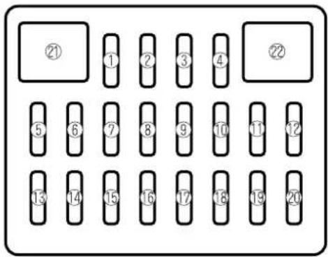 Diagram of a 20-pin electrical contactor with numbered slots for identification