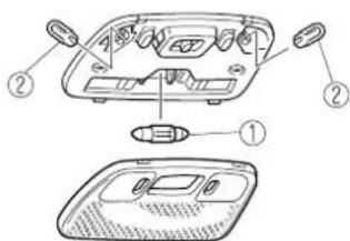 Diagram showing exploded view of a device with labeled parts, including front panel and rear panel views.