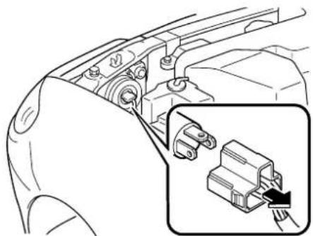 MAZDA Premacy (2002) - ▼ Replacing a Headlight Bulb - 1