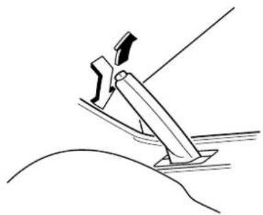 MAZDA Premacy (2002) - Releasing the parking brake - 1