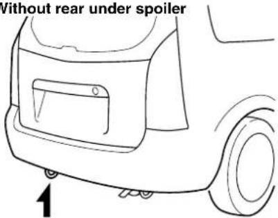 Without rear under spoiler