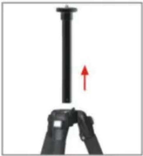 Close-up of a black mechanical component with a red upward arrow indicating motion or force direction (no text or symbols)