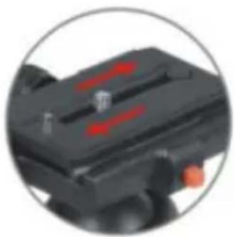 Close-up of a black mechanical component with red directional arrows indicating movement or force (no text or symbols visible)