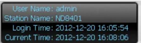 User Name: admin Station Name: ND8401 Login Time: 2012-12-20 16:05:54 Current Time: 2012-12-20 16:08:06