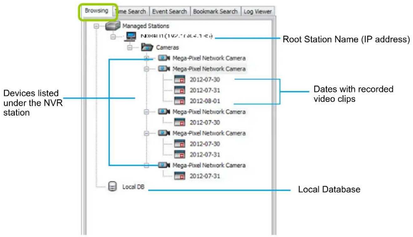 Vivotek ND8401 - Query Panel-- Browsing Page - 1