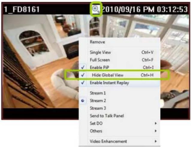 1_FD8161 2010/09/16 PM 03:12:53 Remove Single View Ctrl+V Full Screen Ctrl+F Enable PiP Ctrl+I Hide Global View Ctrl+H Enable Instant Replay Stream 1 Stream 2 Stream 3 Send to Talk Panel Set DO Others Video Enhancement