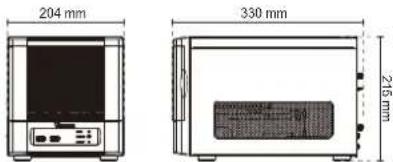 Vivotek ND8401 - Dimensions - 1