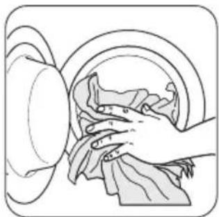 Illustration of hands cleaning a circular object with a cloth (no text or symbols)