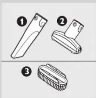 PHILIPS EasyClean FC8733 - Štrbinový nástavec a malá hubica (len niektoré modely) - 1