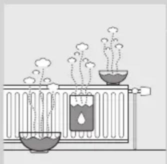 Diagram of a chemical experiment setup with test tubes, beakers, and vapor rising.