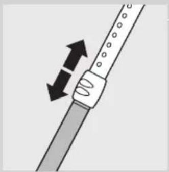 Diagram of a tool with two arrows indicating direction.