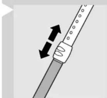 Diagram of a tool with directional arrows indicating movement or force. No text or symbols.