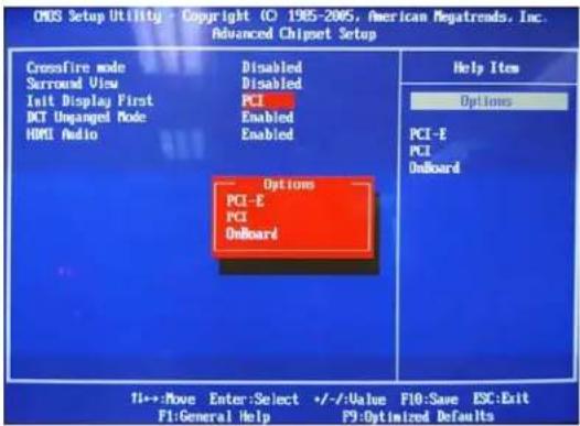 CMS Setup Utility - Copyright (C) 1985-2045, American Megatrends, Inc. Advanced Chipset Setup Crossfire mode Surround View Init Display First DCT Ungangel Mode IOMI Audio Disabled Disabled PCI Enabled Enabled Options PCI-E PCI Onboard F1:→:Move Enter:Select +/-:Value F10:Save ESC:Exit F1:General Help F3:Optimized Defaults Help Item Options PCI-E PCI Onboard