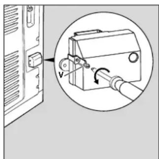 INDESIT K 3C11 (W) - Az elektromos kábel beszerelése - 1