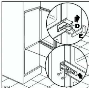 DE DIETRICH DRC731JE - Instruções para encastrar - 8