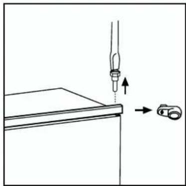 DE DIETRICH DRC731JE - Instructions for totally built-in appliances Door reversibility - 2