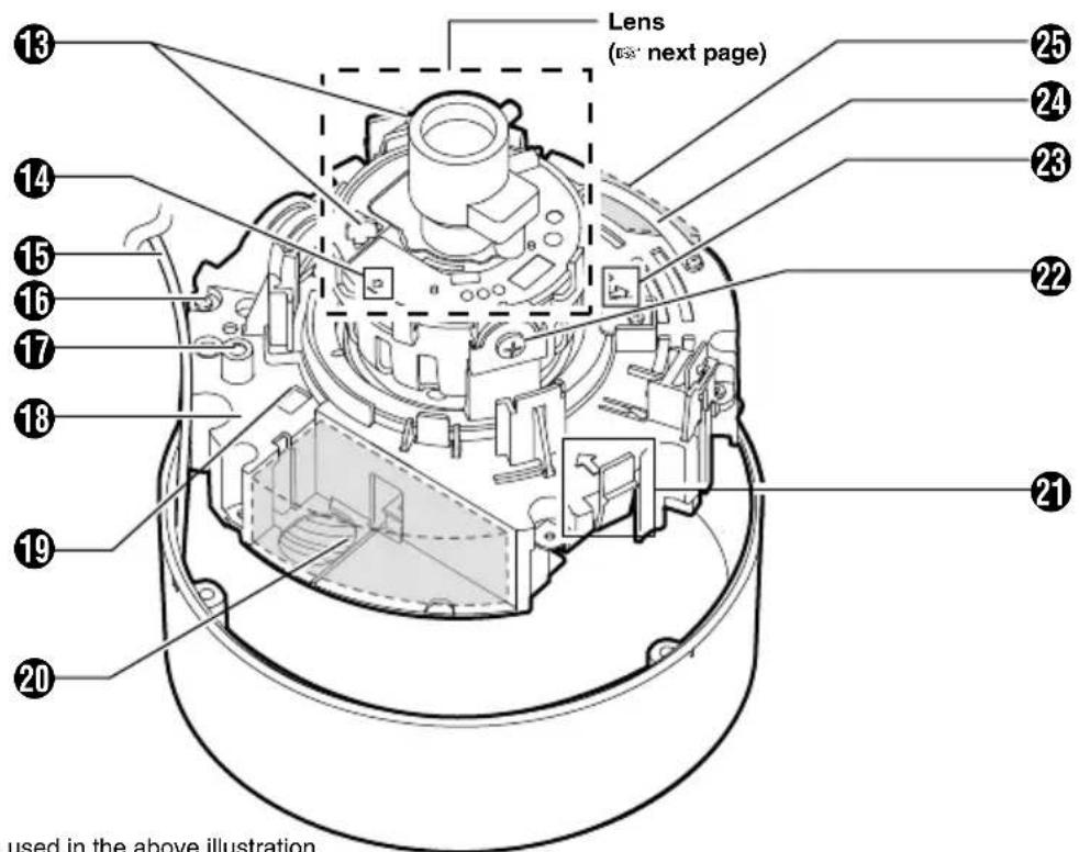 Lens (65° next page) used in the above illustration