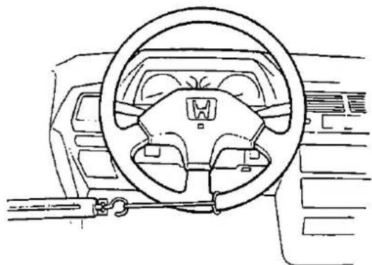 Honda Civic Coupe CRX (1987) - Power Assist Check with Car Parked - 1