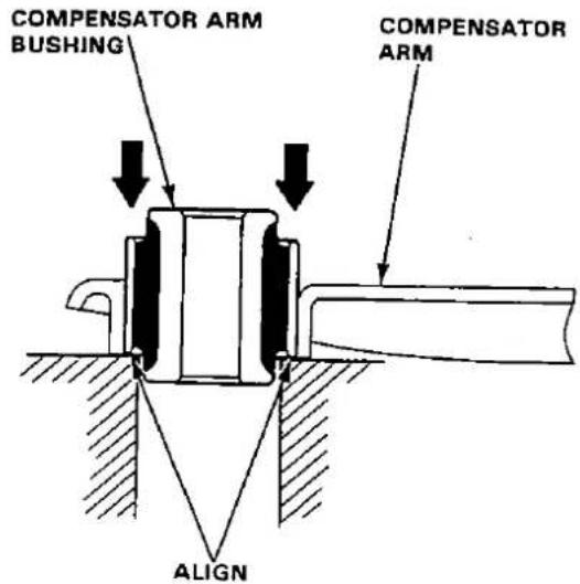 COMPENSATOR ARM BUSHING COMPENSATOR ARM ALIGN