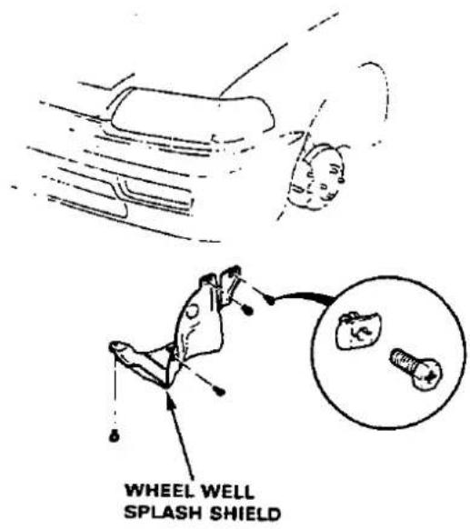WHEEL WELL SPLASH SHIELD