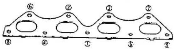 Technical diagram of a mechanical component with numbered parts for identification